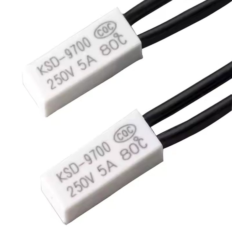 سوئیچ دمای ترموستات دوتایی KSD9700 برای بالاست سوئیچ دمای ترموستات دوتایی KSD9700 برای بالاست
